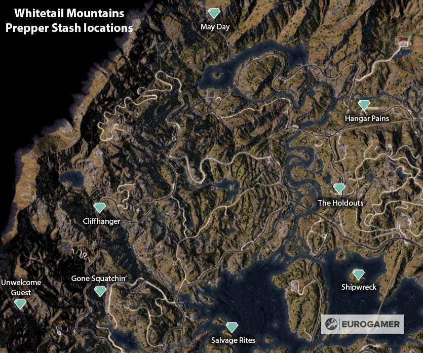 Far Cry 5 Prepper Stash Locations: How To Find And Solve All Prepper ...